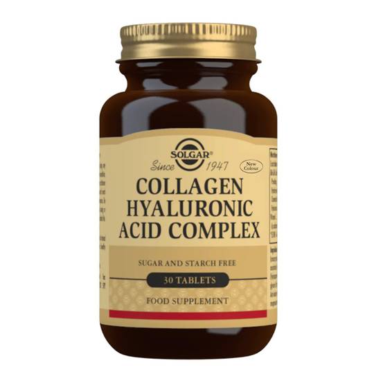 Solgar Collagen Hyaluronic Acid Complex 30 tablets
